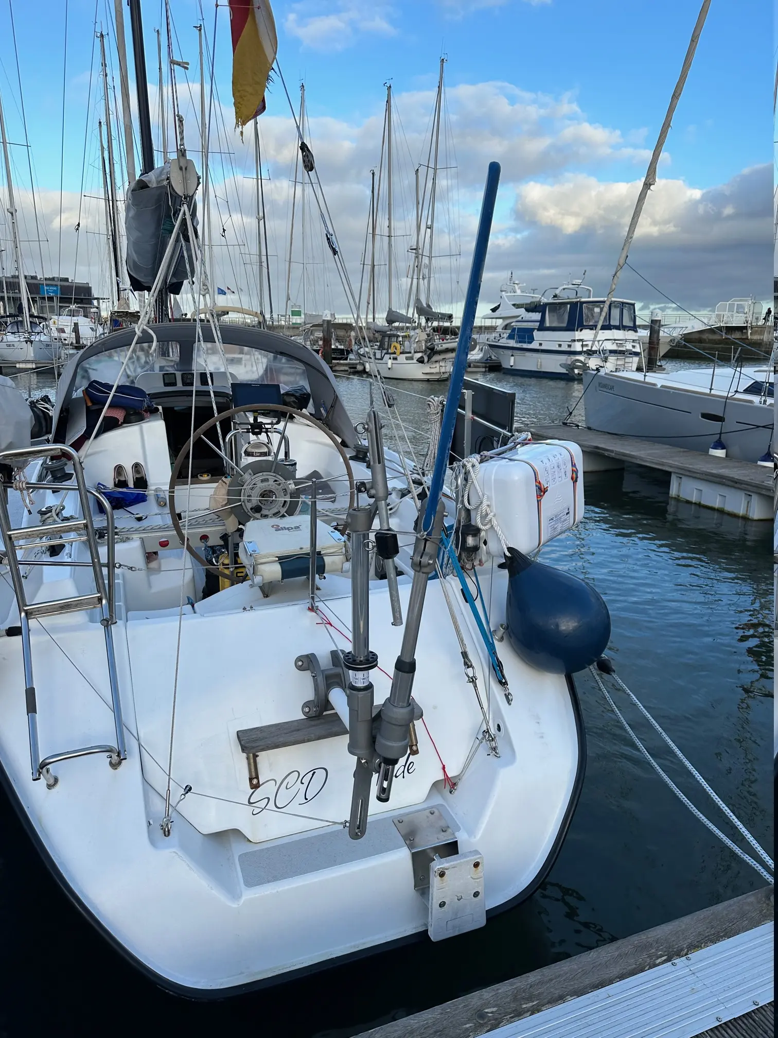 Learning to use a South Atlantic windvane