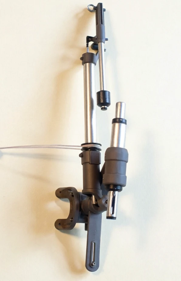 Ruderblatt der S 440 in angehobener Position