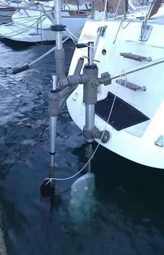 Rudder stock and tiller attachment point for emergency manual override