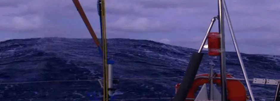 South Atlantic offshore sailing self-steering gear